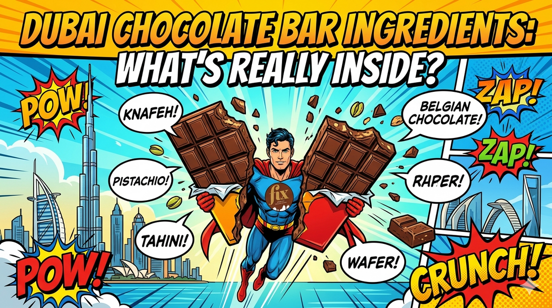 Dubai Chocolate Bar Ingredients: What's Really Inside?