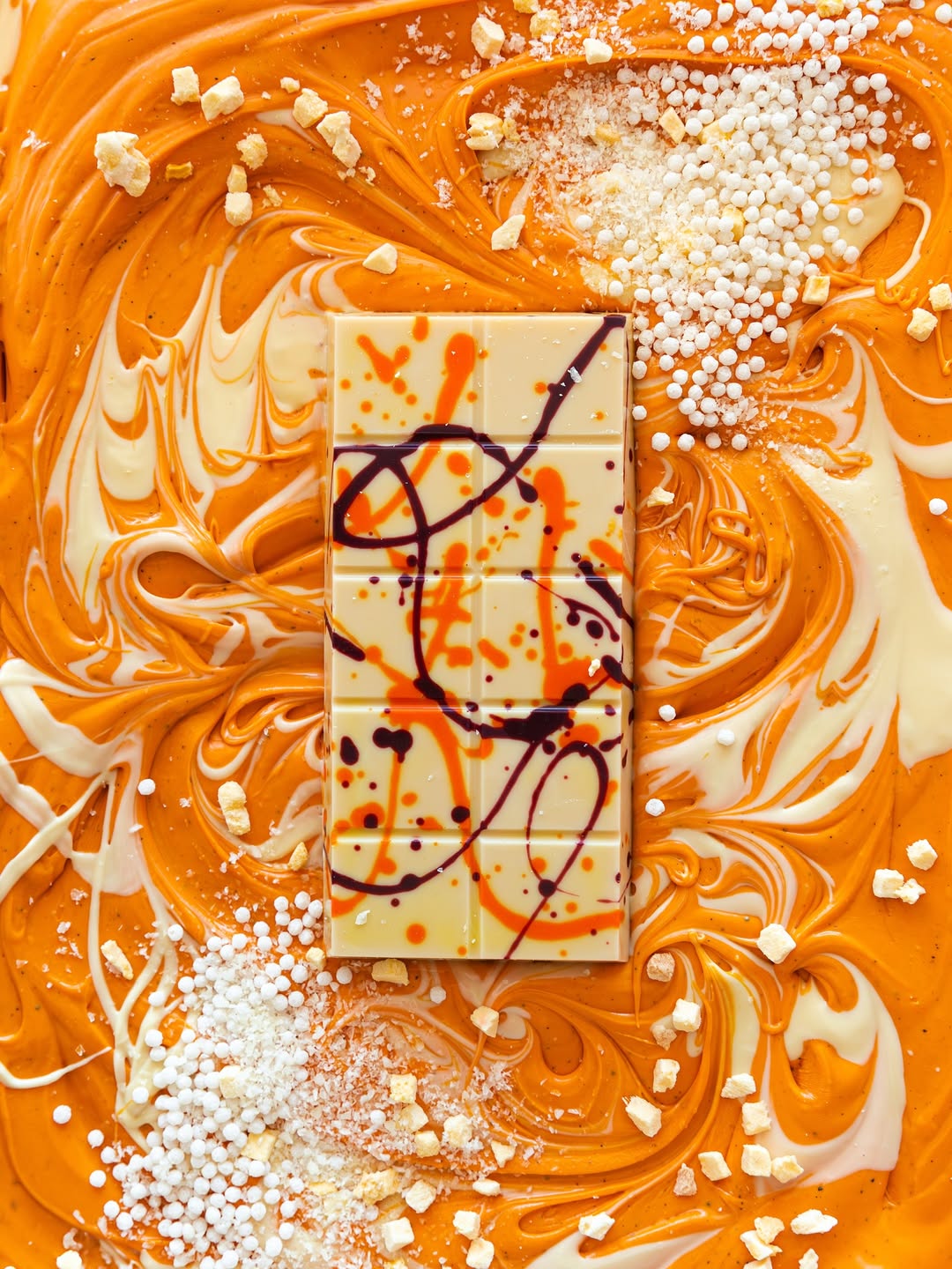 Time To Mango – mango crunch Dubai chocolate bar by FIX Dessert Chocolatier